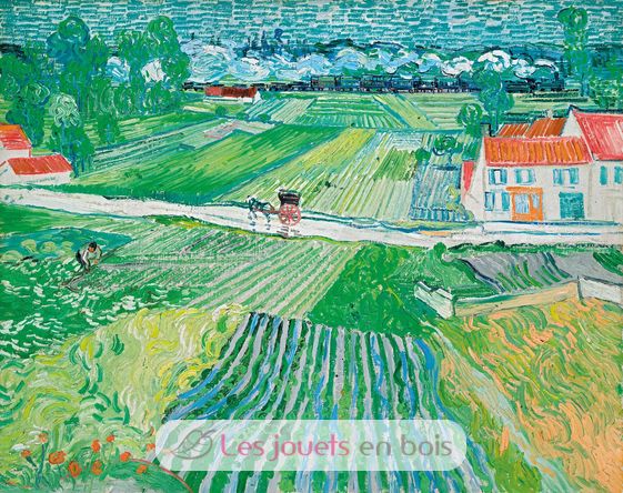 Paisaje de Auvers Van Gogh A1118-1000 Puzzle Michèle Wilson 2