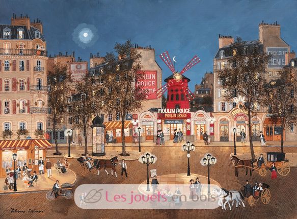 El Moulin Rouge de Delacroix A1119-1500 Puzzle Michèle Wilson 2