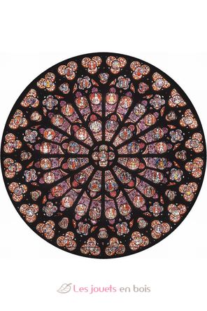 Rosetón de Notre Dame siglo XIII A342-80 Puzzle Michèle Wilson 3