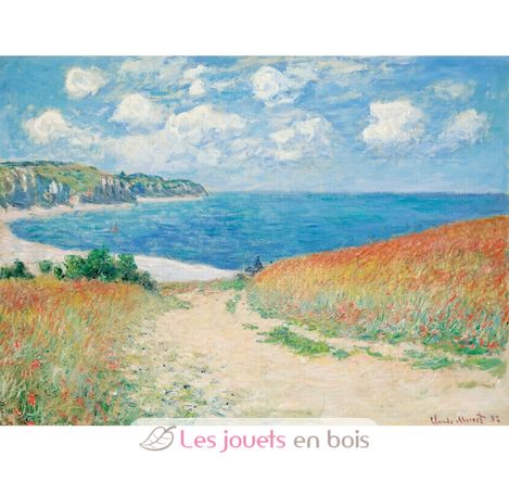 El camino de Monet en el trigo A490-500 Puzzle Michèle Wilson 2