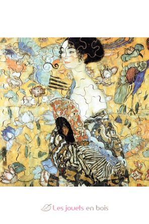 Dama con abanico de Klimt A515-80 Puzzle Michèle Wilson 3