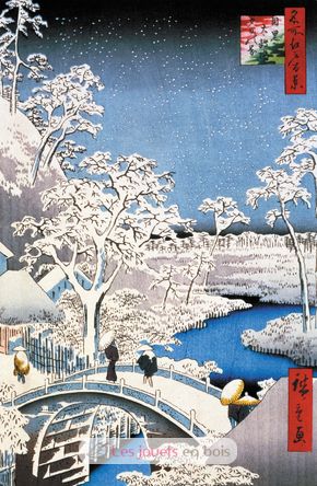 El puente de Meguro, de Hiroshige A566-250 Puzzle Michèle Wilson 2