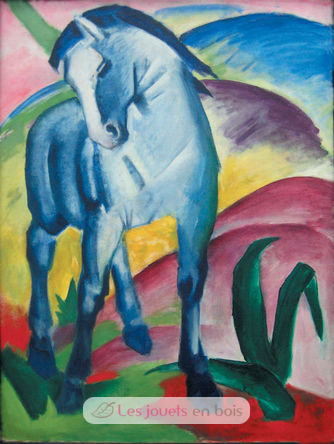 El caballo azul de Franz Marc A60-80 Puzzle Michèle Wilson 2