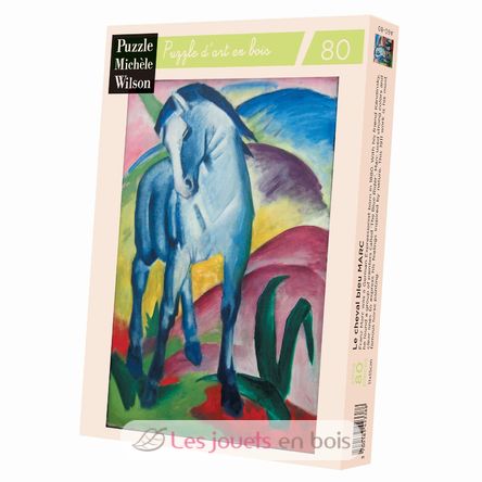 El caballo azul de Franz Marc A60-80 Puzzle Michèle Wilson 1