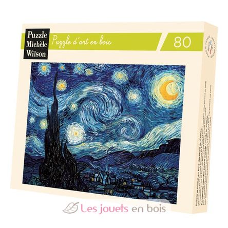 La noche estrellada de Van Gogh A848-80 Puzzle Michèle Wilson 1