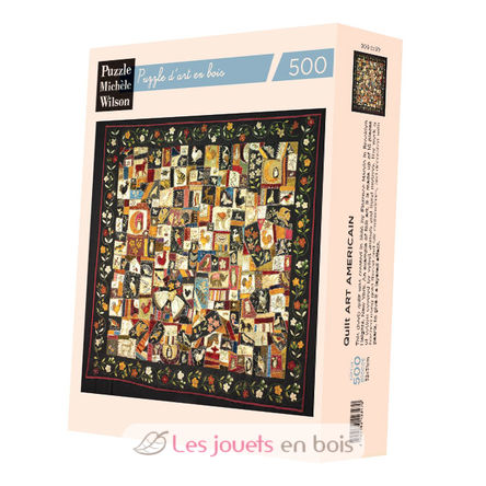 Edredón de arte americano A877-500 Puzzle Michèle Wilson 1