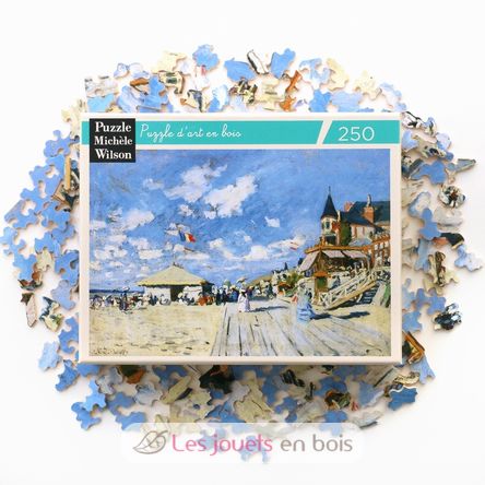 En las tablas de Trouville Monet A998-250 Puzzle Michèle Wilson 3