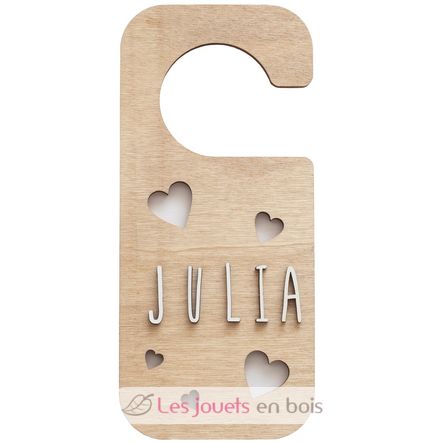 Placa pomo puerta personalizada - Corazones VI-PL23 Vintiun 1