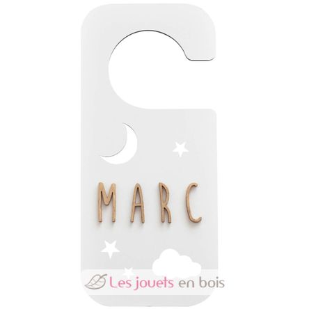 Placa pomo puerta personalizada - Noche blanca VI-PL32 Vintiun 1