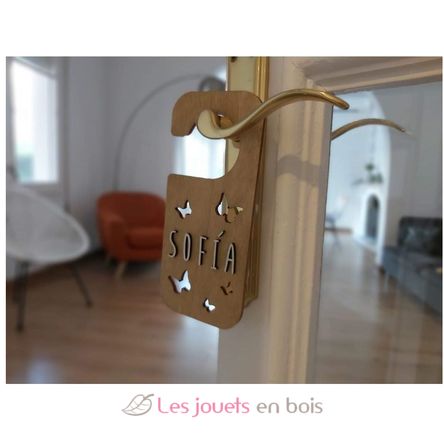 Placa pomo puerta personalizada - Mariposas VI-PL29 Vintiun 3