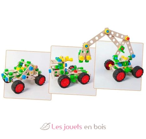 Constructor Junior 3x1 - Vehículo todoterreno AT-2160 Alexander Toys 3