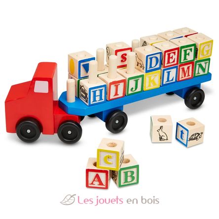 Camión de letras M&D15175-4555 Melissa & Doug 1