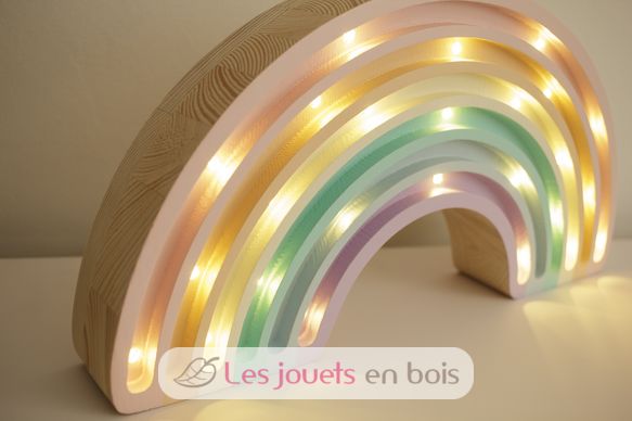 Luz nocturna arco iris en colores pastel LL016-368 Little Lights 6