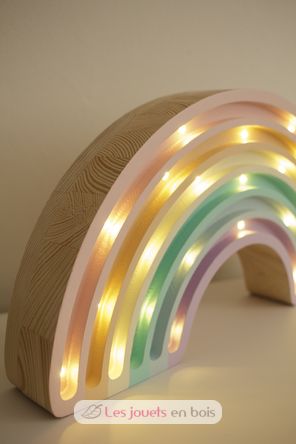 Luz nocturna arco iris en colores pastel LL016-368 Little Lights 8