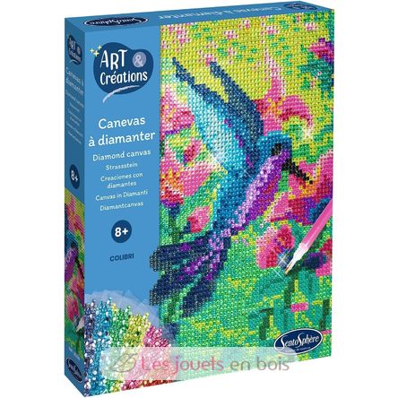 Cuadro de diamantes Colibrí SS-20290 Sentosphère 4