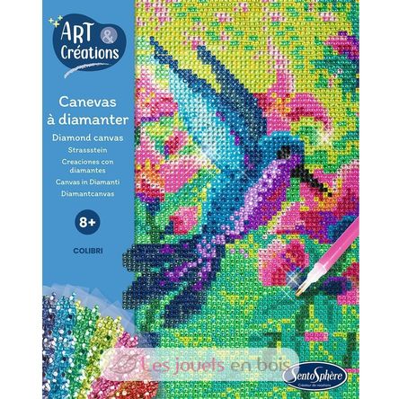 Cuadro de diamantes Colibrí SS-20290 Sentosphère 3