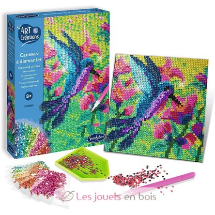 Cuadro de diamantes Colibrí SS-20290 Sentosphère 1