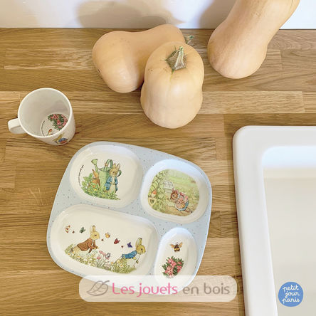 Plato bandeja con compartimentos Peter Rabbit PJ-BP935P Petit Jour 3