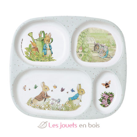 Plato bandeja con compartimentos Peter Rabbit PJ-BP935P Petit Jour 1