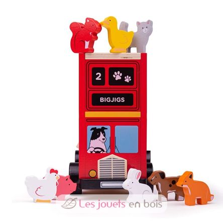 Autobús de los animales BJ692 Bigjigs Toys 2