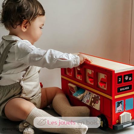 Autobús de los animales BJ692 Bigjigs Toys 4