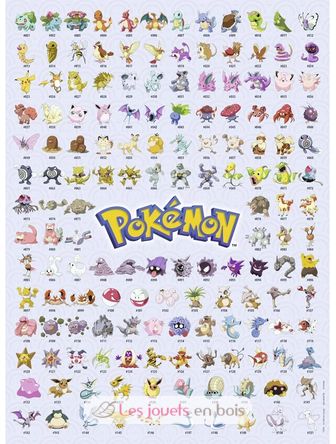 Puzzle Pokédex Pokémon 500 piezas RAV147816 Ravensburger 2