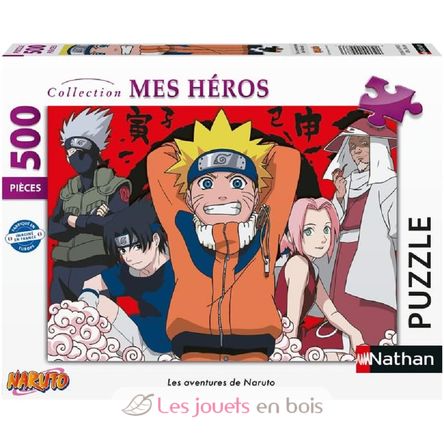 Puzzle Aventuras de Naruto 500 piezas NA12000973 Nathan 1