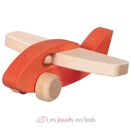 Avión de madera rodando GK55833 Goki 1