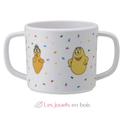 Taza con dos asas y caño extraíble Barbapapá PJ-BA904R Petit Jour 2