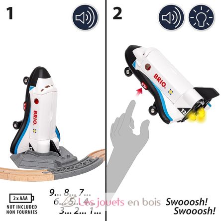 Set de tren espacial BR36157 Brio 10