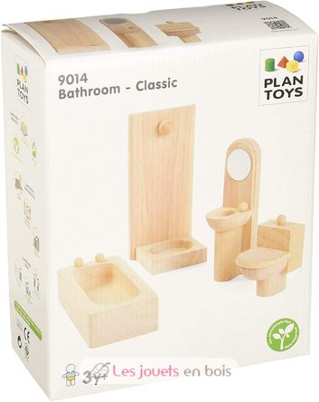 Baño de madera natural PT9014 Plan Toys 2