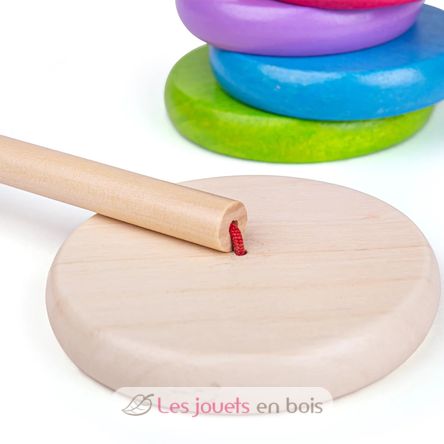 Apilador de arco iris BJ-BB098 Bigjigs Toys 8