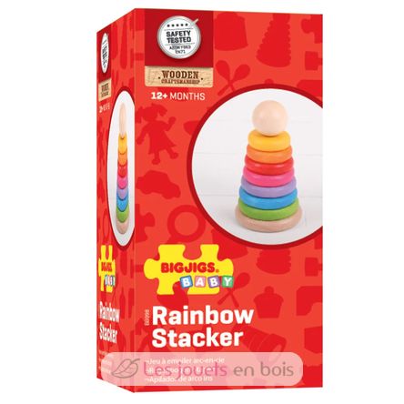 Apilador de arco iris BJ-BB098 Bigjigs Toys 13