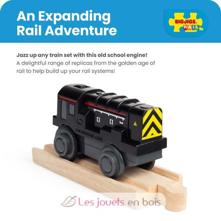 Locomotora de maniobras a pilas BJT311 Bigjigs Toys 8