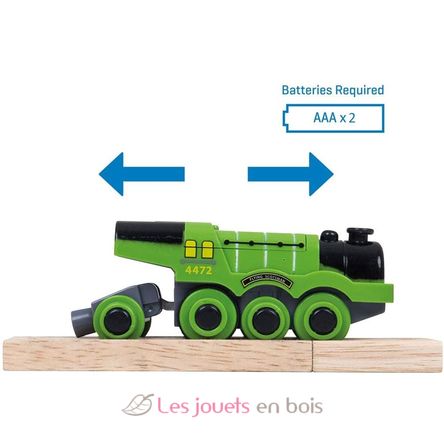 Locomotora Flying Scotsman a pilas BJT306 Bigjigs Toys 3