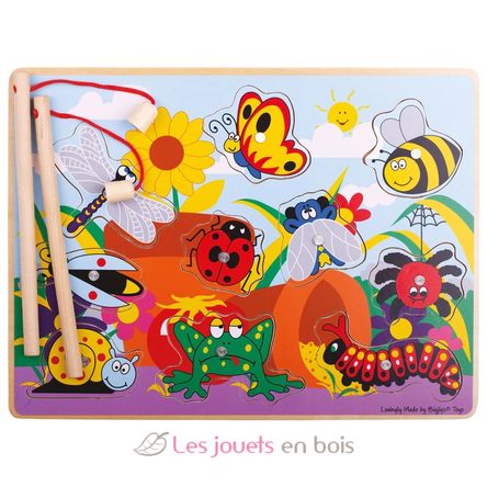 Puzzle magnético Insectos BJ919 Bigjigs Toys 2