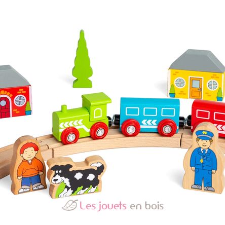 Mi primer juego de trenes BJT010 Bigjigs Toys 2