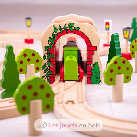 Túnel ladrillos rojos BJT135 Bigjigs Toys 10