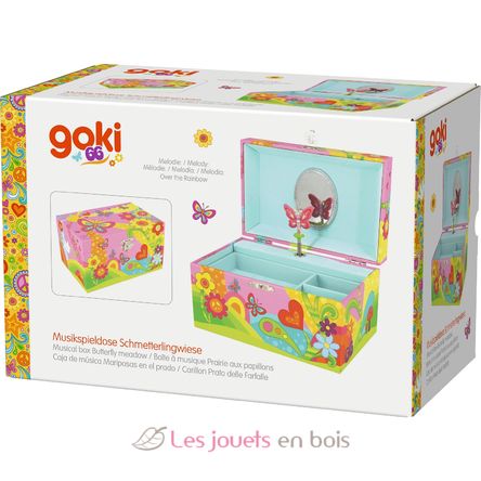 Caja de música prado de mariposas GK60648 Goki 7