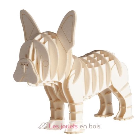 Modelo 3D de papel Bulldog francés FRI-11639 Fridolin 1