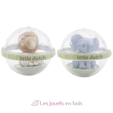 Bolas de baño giratorias Safari Friends LD2017502 Little Dutch 1