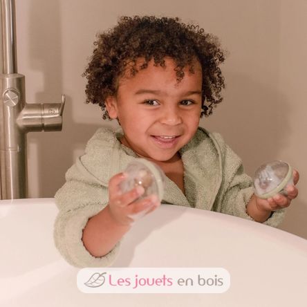 Bolas de baño giratorias Safari Friends LD2017502 Little Dutch 2