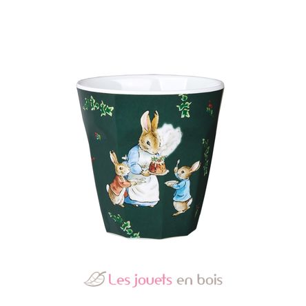 Vaso Peter Rabbit Navidad verde PJ-BP714N Petit Jour 2