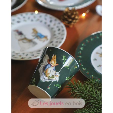 Vaso Peter Rabbit Navidad verde PJ-BP714N Petit Jour 3