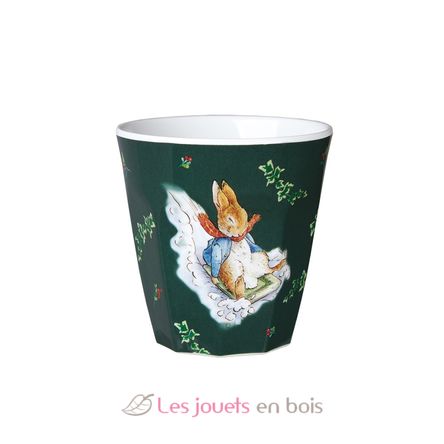 Vaso Peter Rabbit Navidad verde PJ-BP714N Petit Jour 1