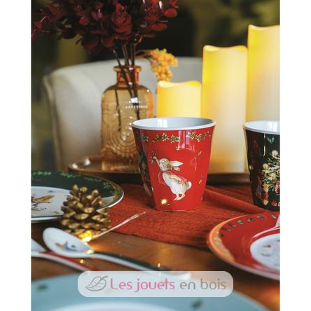 Vaso Peter Rabbit Navidad rojo PJ-BP715N Petit Jour 3