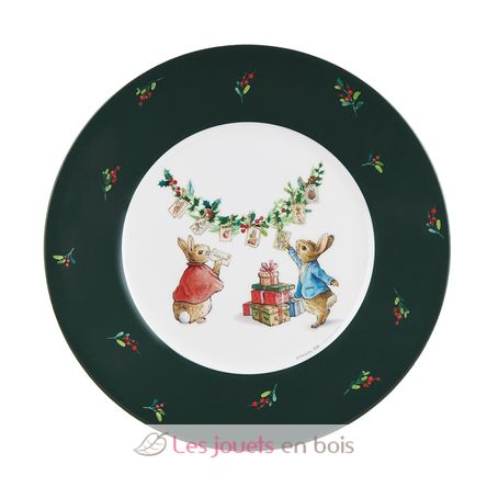 Plato Peter Rabbit Navidad 20 cm PJ-BP927N Petit Jour 1