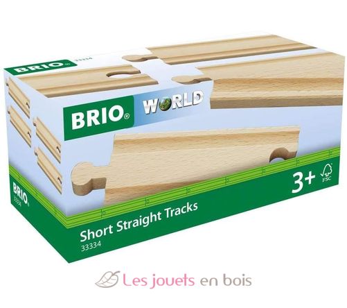 Rieles rectos cortos 108 mm BR-33334 Brio 1