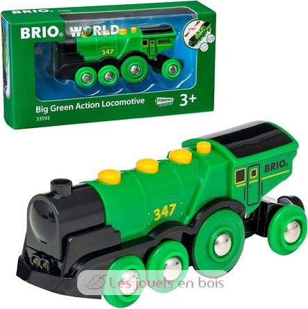 Locomotora multifunción verde BR-33593 Brio 1
