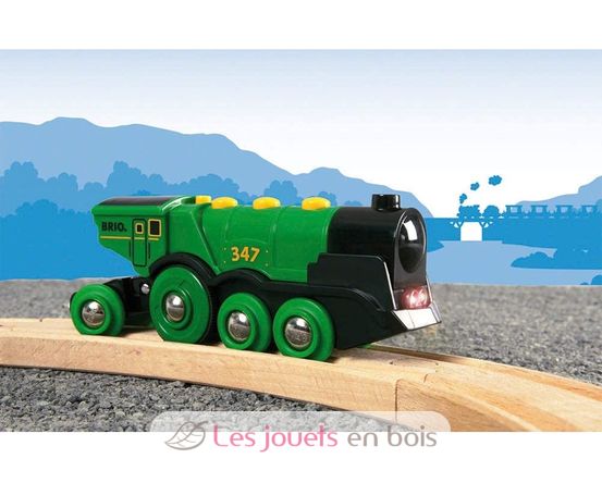 Locomotora multifunción verde BR-33593 Brio 3
